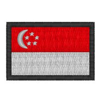 Nášivky Vlajka Singapur