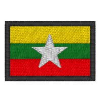 Nášivky Vlajka Myanmar aktuální