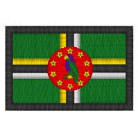 Nášivky Vlajka Dominika