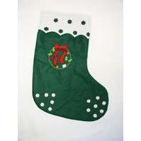Mikulášská ponožka - vánoční věnec