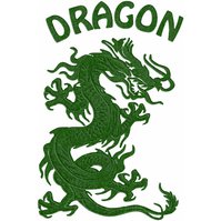 Výšivka Drak + Dragon