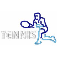 Výšivka Tenista